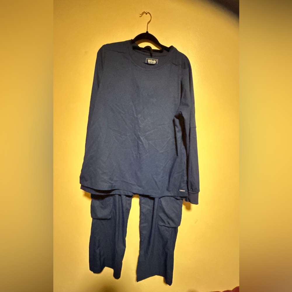 Wink Deep Blue Medical Uniform with jacket